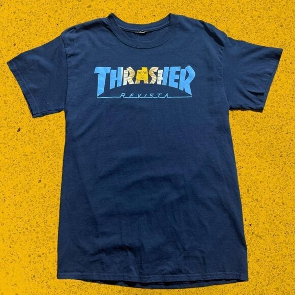 Thrasher skate t shirt
Dark blue men’s M 
Rare print - Picture 2 of 5